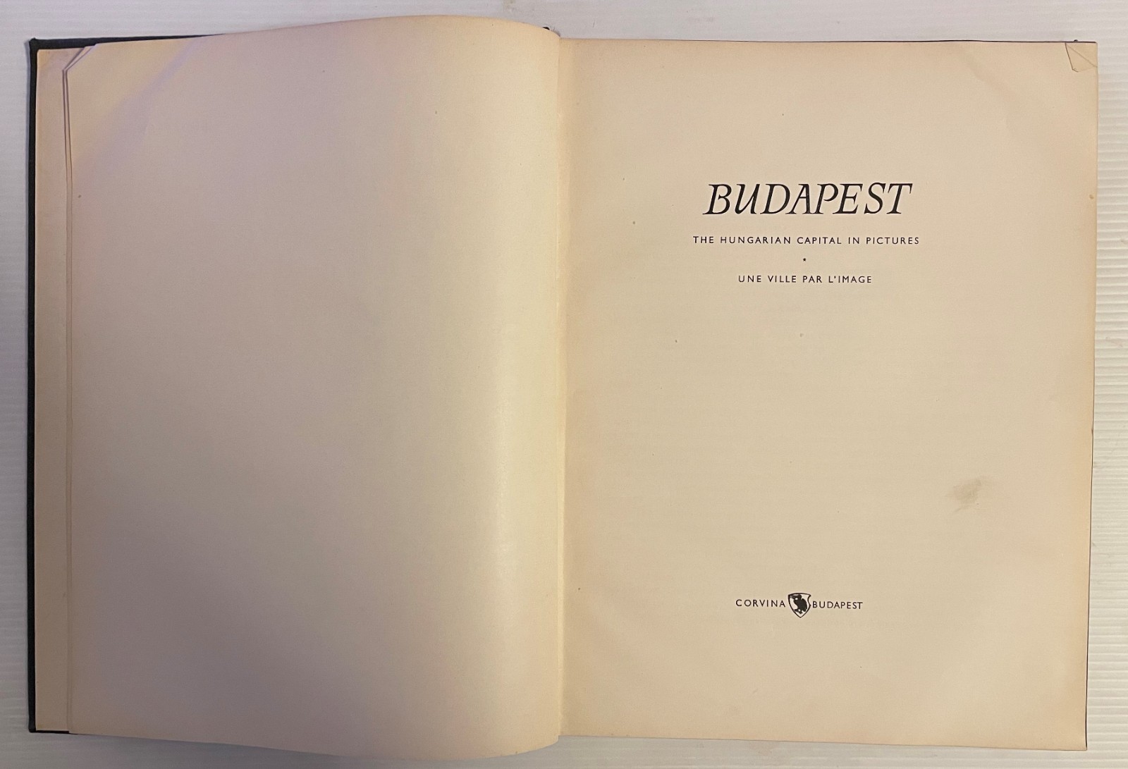 BUDAPEST the Hungarian Capital in Pictures 175 Pages – 1956 as shown – kha236