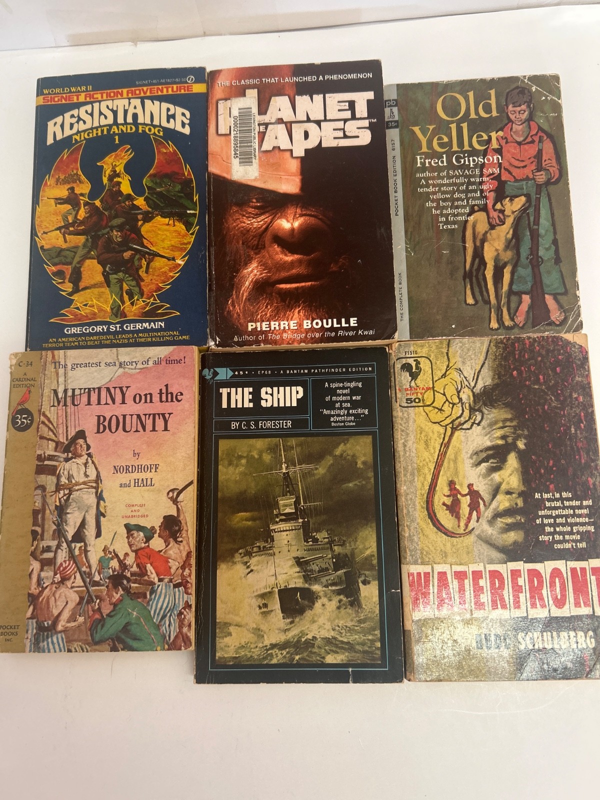 Lot of 6 vintage Best Seller Paperback 1960&rsquo;s & up