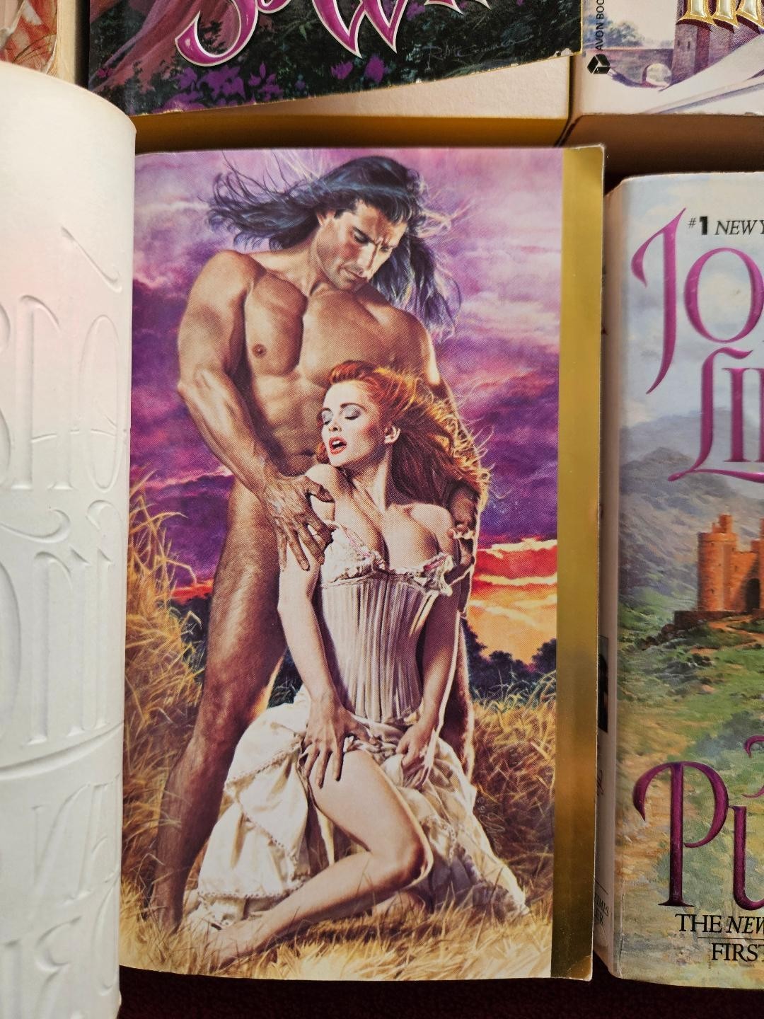 Used Romance Books – Johanna Lindsey, Bertrice Small, and other authors