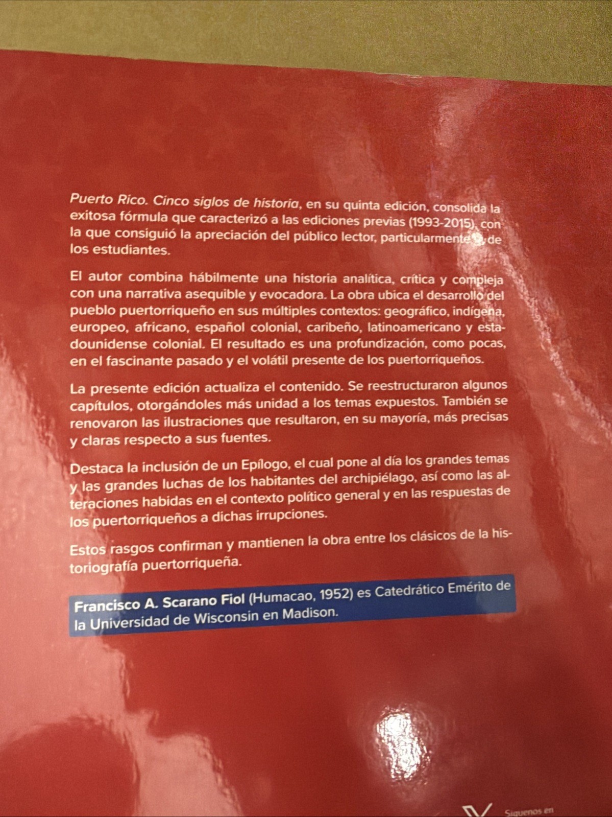 Puerto Rico. Cinco Siglos de Historia – 5th Edición