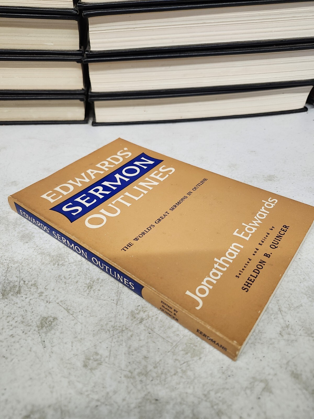 Edwards&rsquo; Sermon Outlines 1971 Christian Preaching Theology Pastor Bible Study