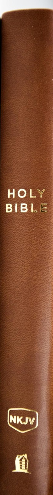 NKJV GIANT PRINT Holy Bible Indexed Edition Red Letter Brown Leathersoft NEW