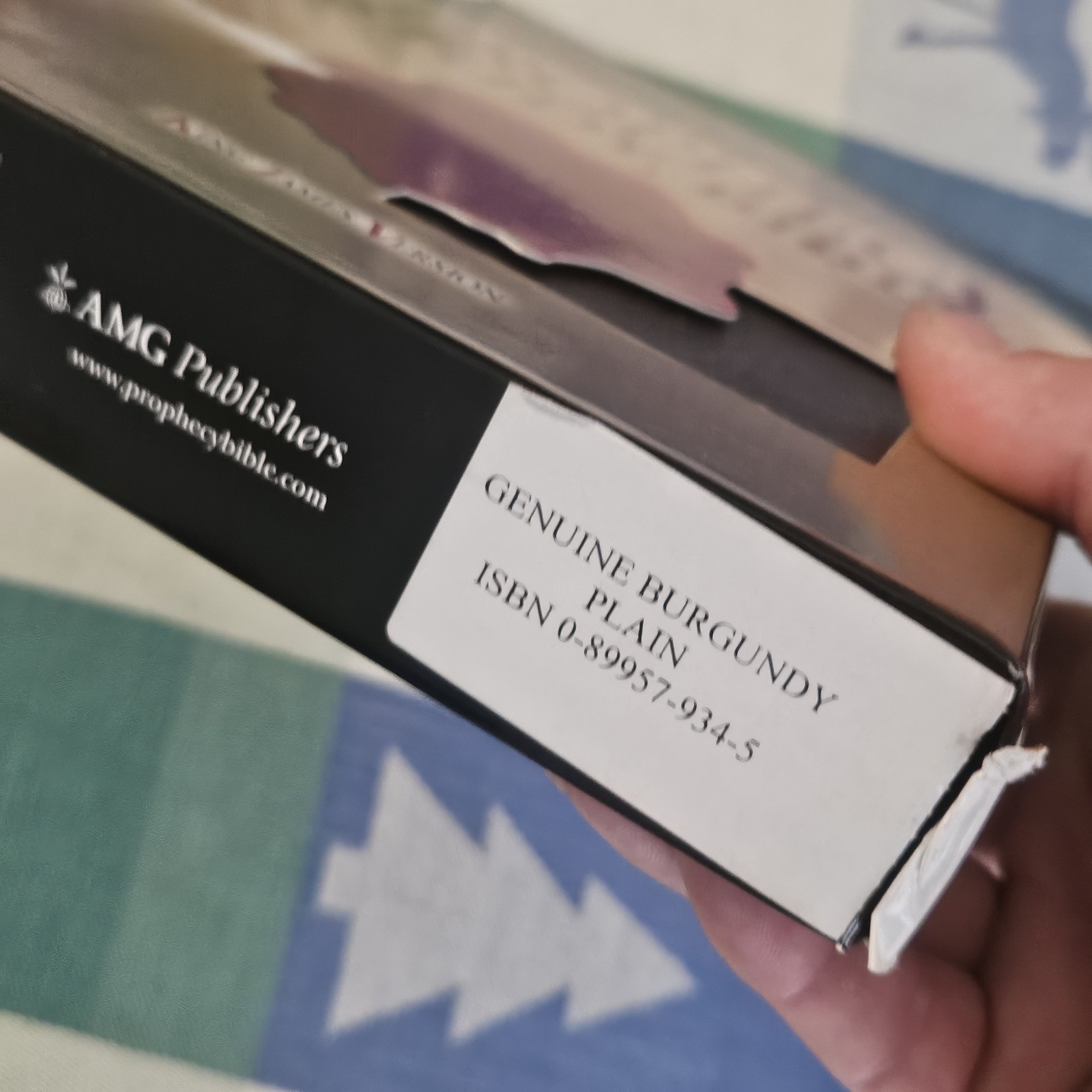 Tim Lahaye Prophecy Study Bible Indexed Burgandy Genuine Leather KJV